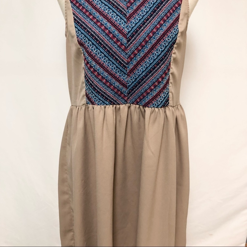 Umgee Embroidered Boho Hippie Dress Sz L - Picture 4 of 9